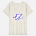 2 unicorns team riding fast gallop crew friends