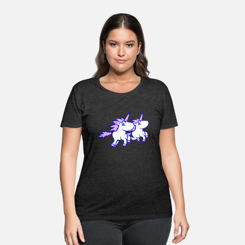 2 unicorns team riding fast gallop crew friends