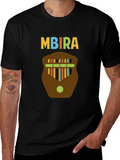 Mbira T-Shirt - Unique African Instrument Design