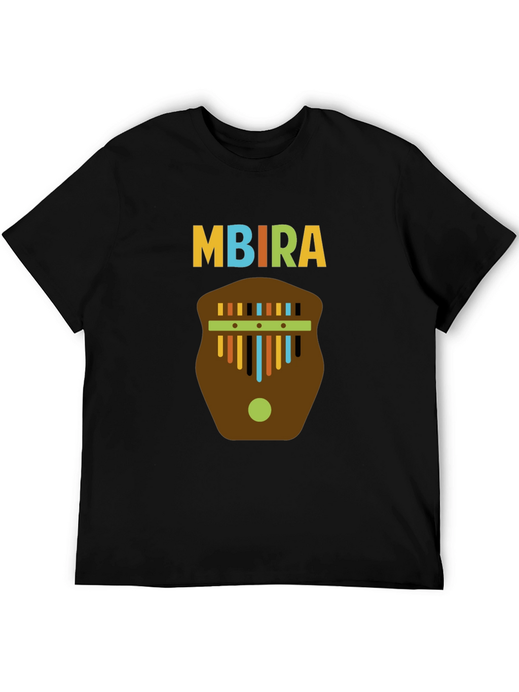 Mbira T-Shirt - Unique African Instrument Design
