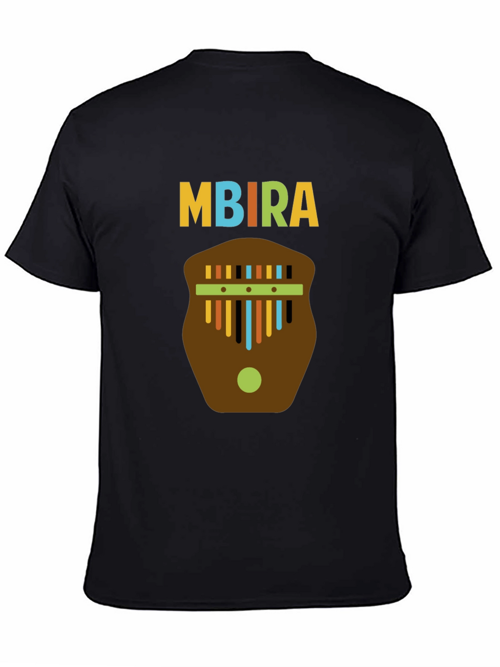 Mbira T-Shirt - Unique African Instrument Design
