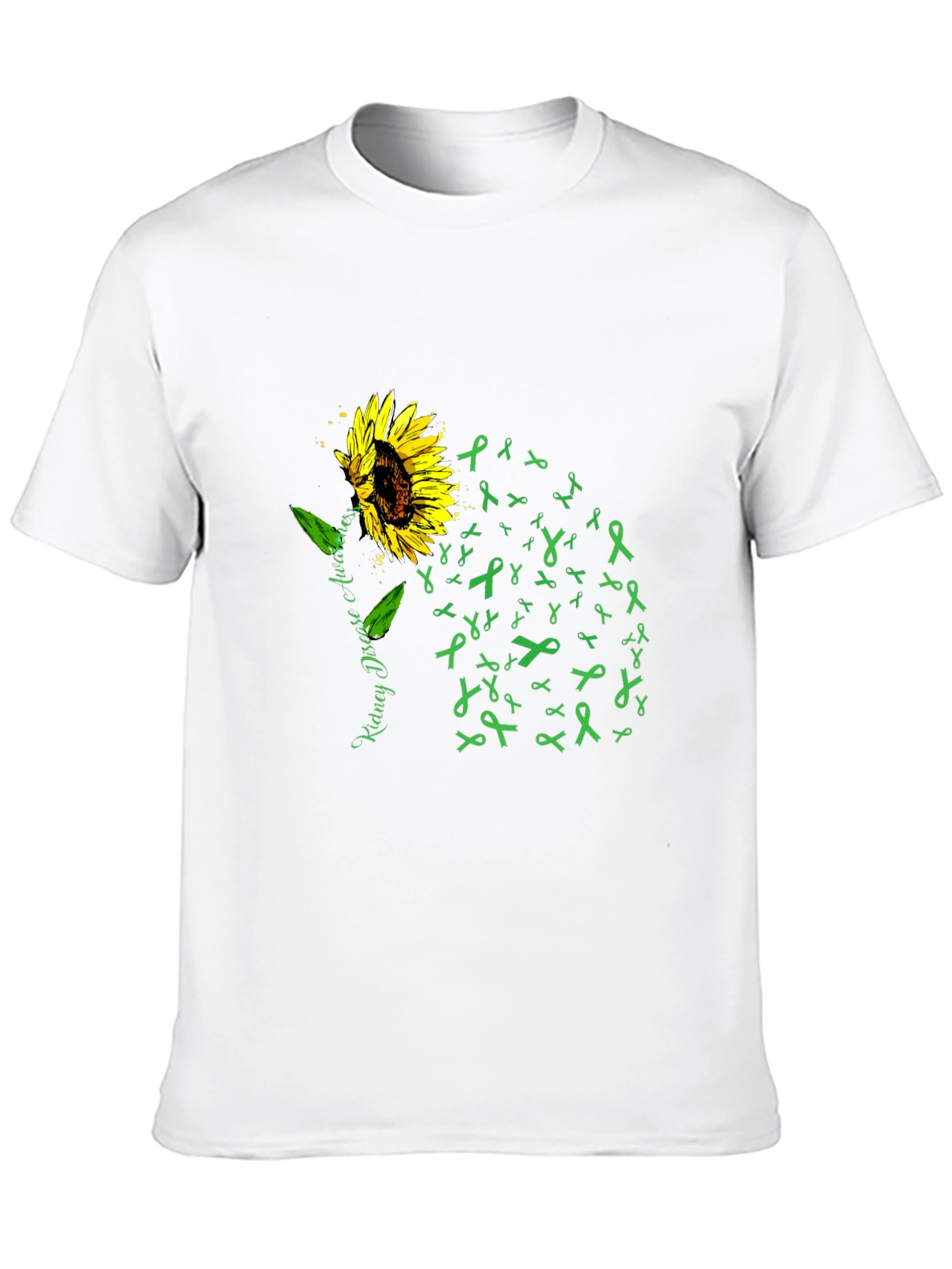Kidney Disease Awareness Sunflower T-Shirt