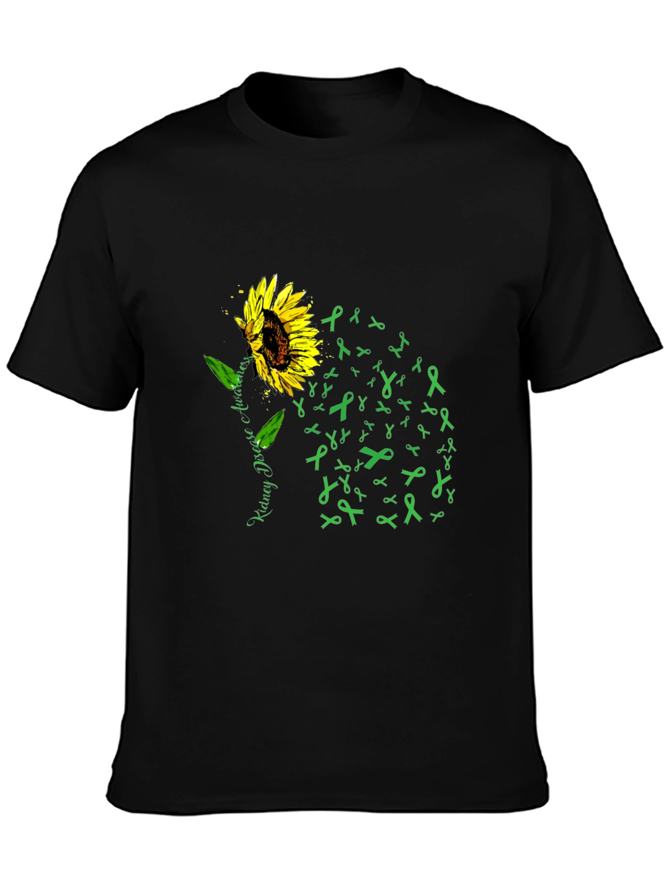 Kidney Disease Awareness Sunflower T-Shirt