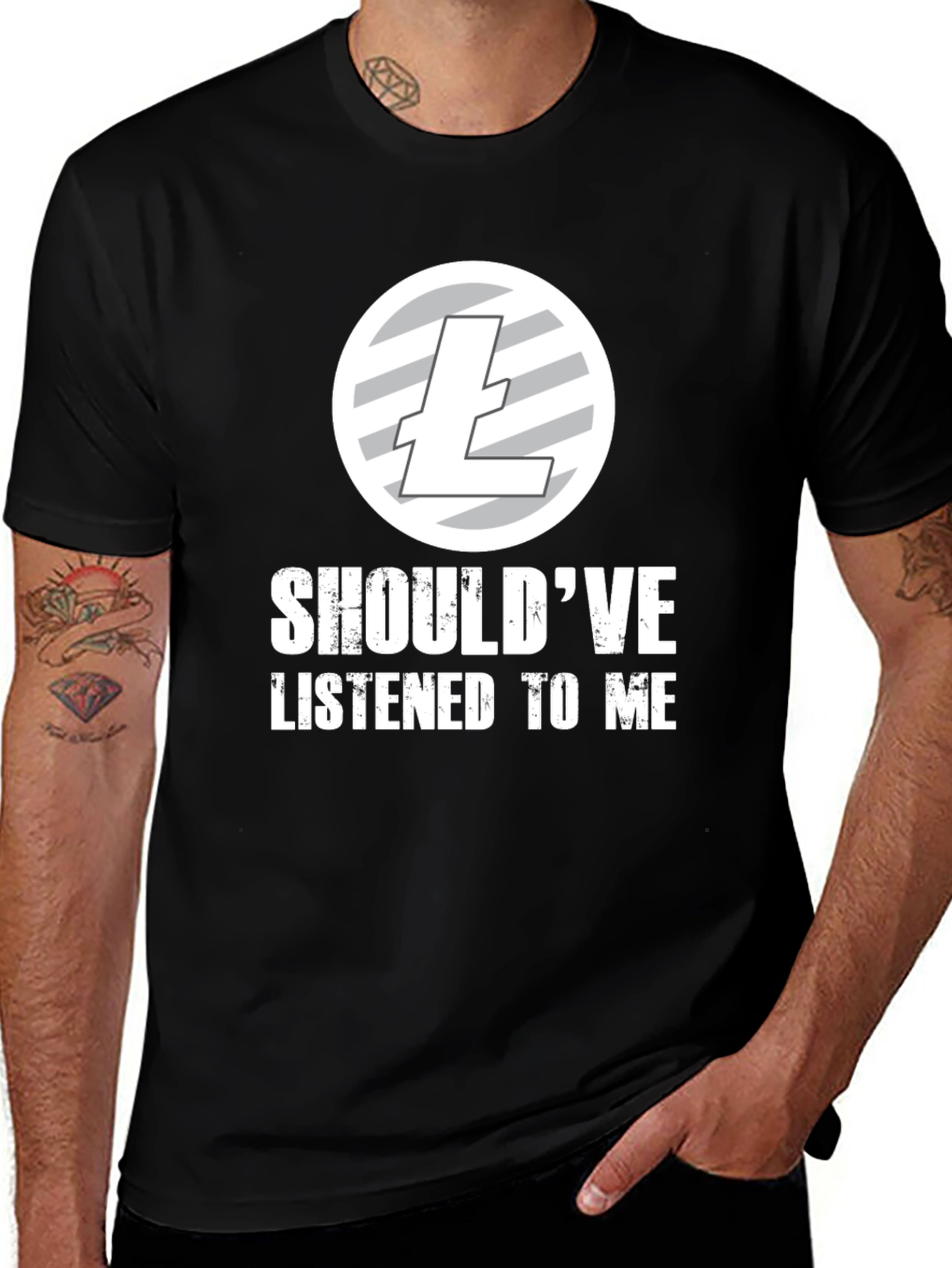 Shouldve Listened to Me Litecoin T-Shirt