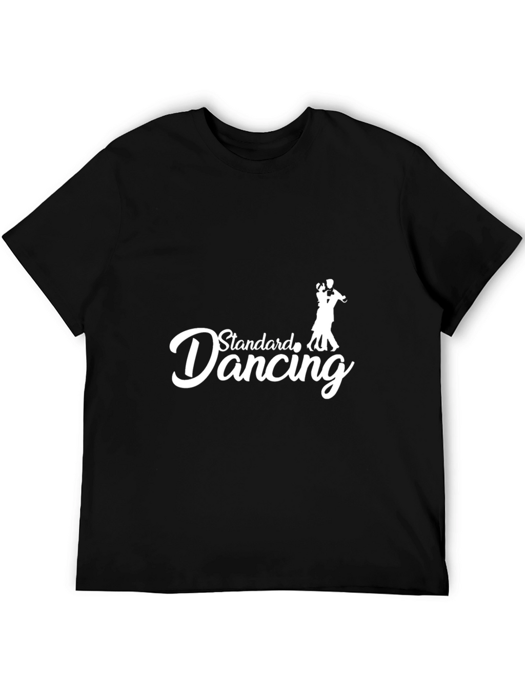 Standard Dancing Graphic Tee - Black Cotton Shirt