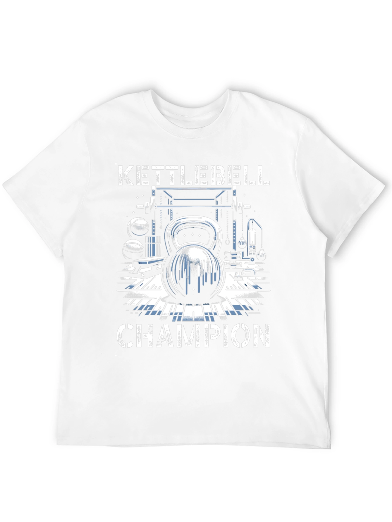 Kettlebell Champion Graphic T-Shirt - Gym Fitness Apparel