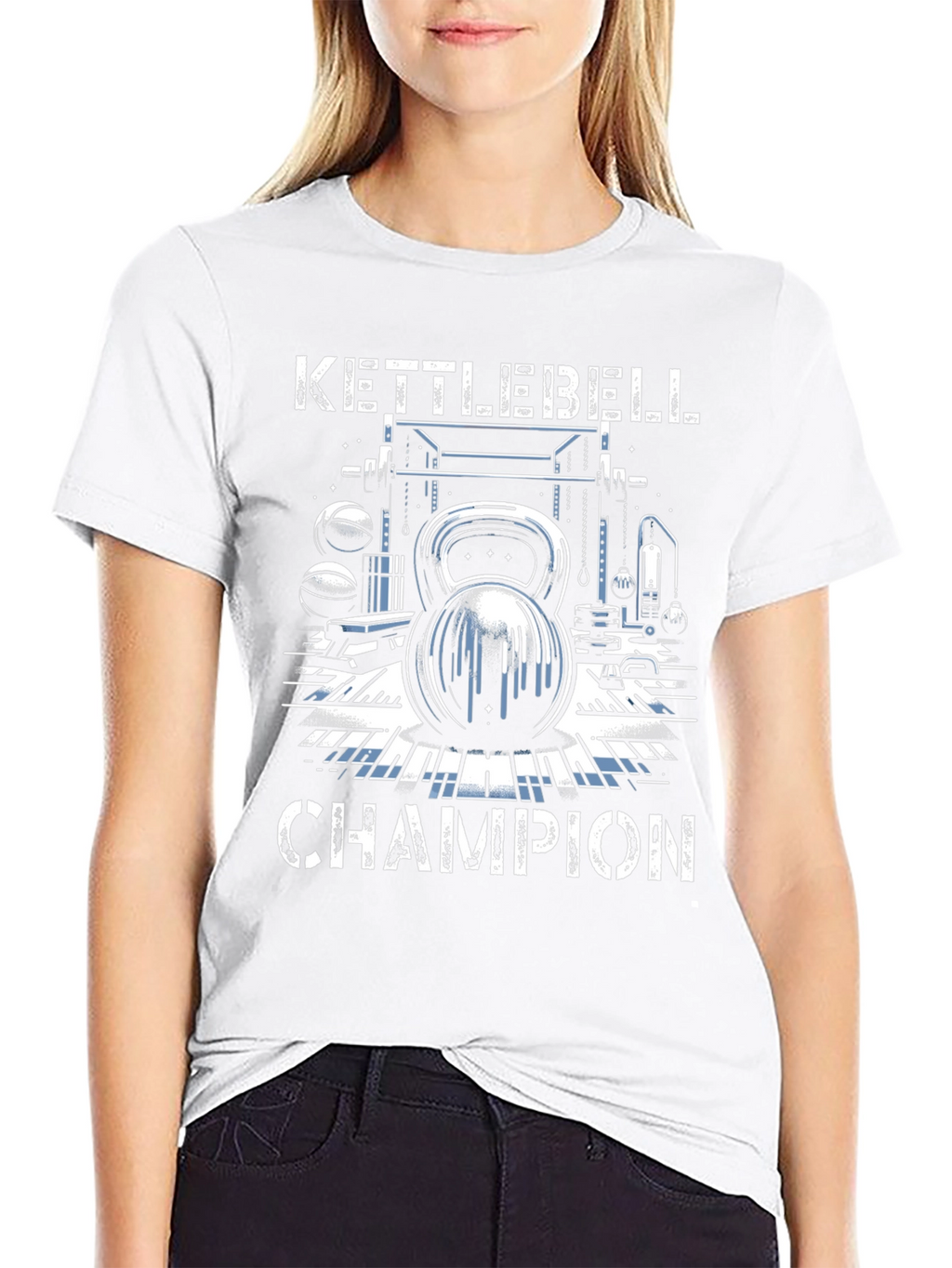 Kettlebell Champion Graphic T-Shirt - Gym Fitness Apparel