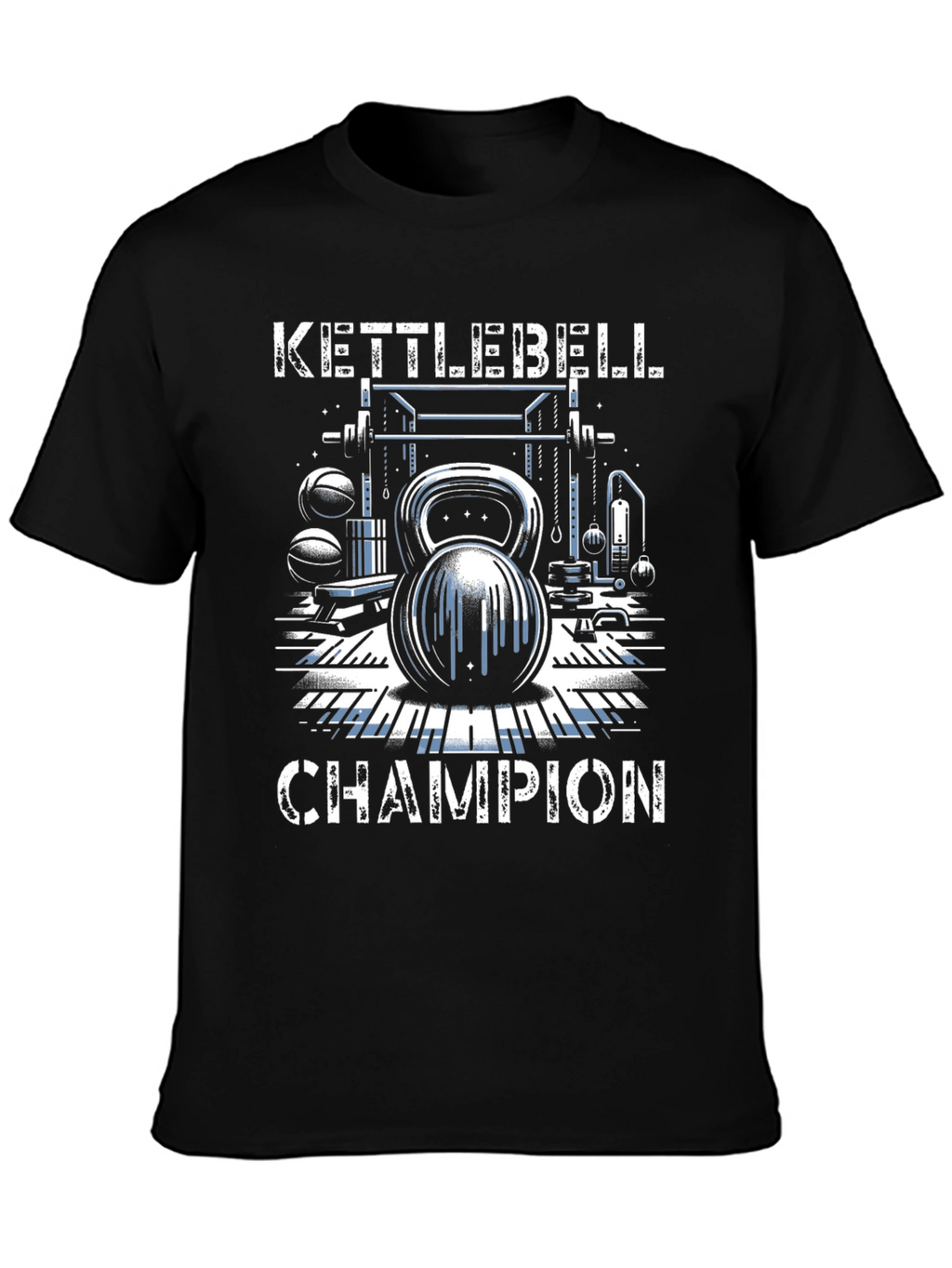 Kettlebell Champion Graphic T-Shirt - Gym Fitness Apparel
