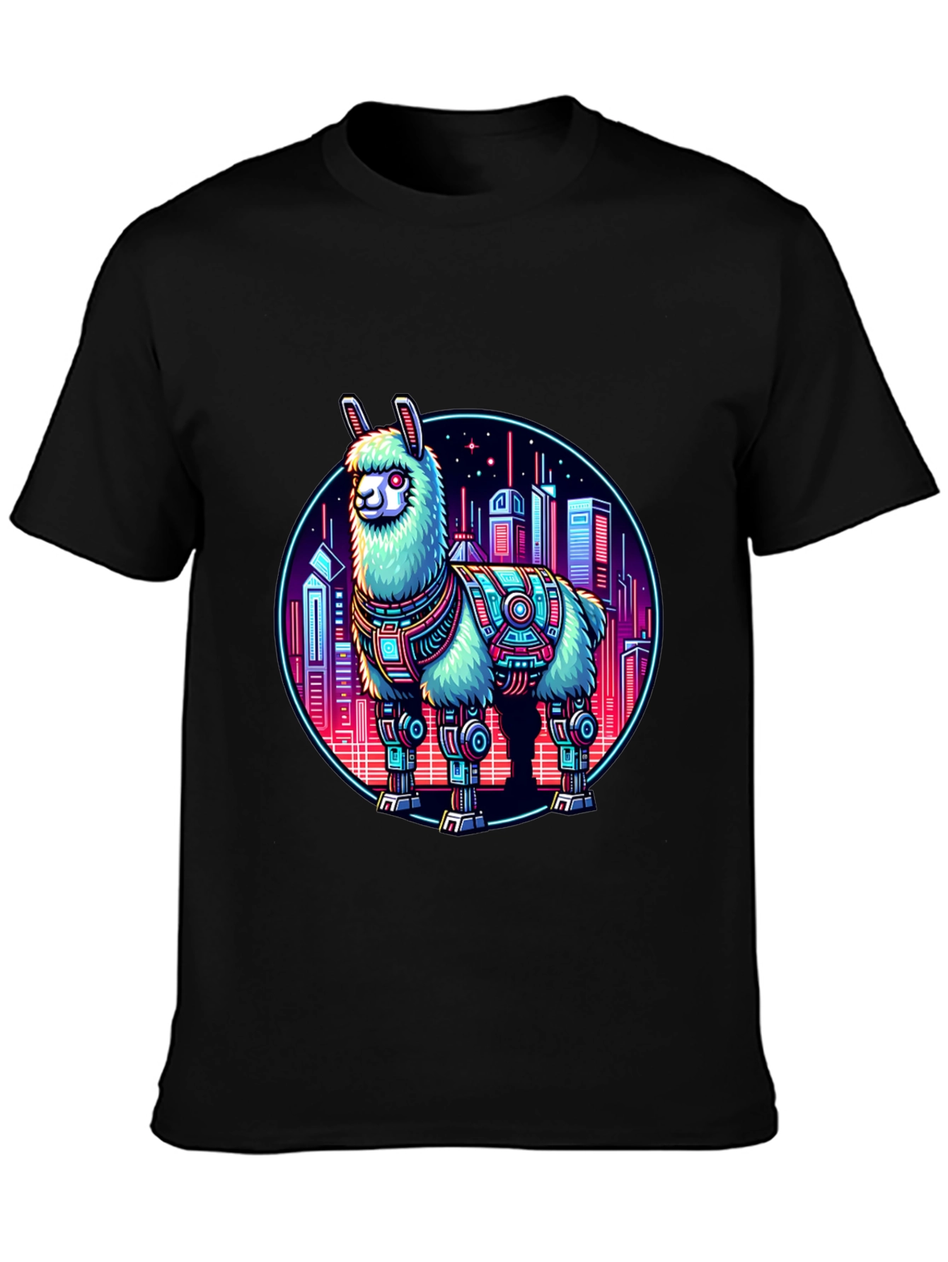 Cyberpunk Llama T-Shirt