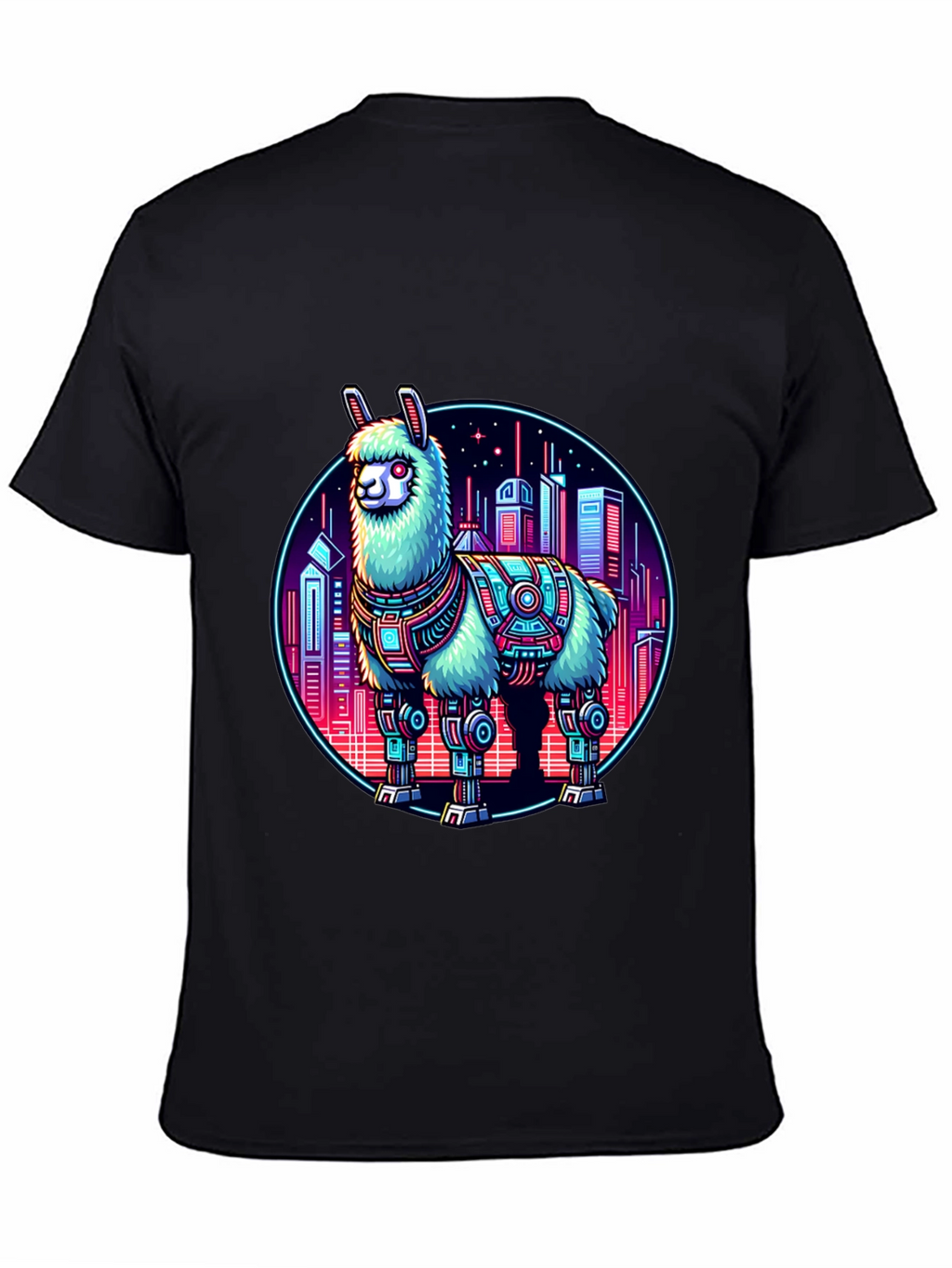 Cyberpunk Llama T-Shirt