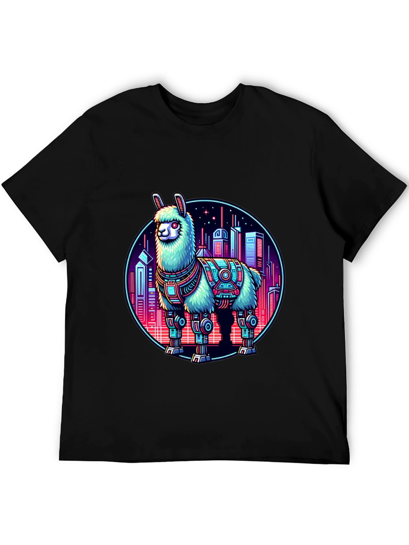 Cyberpunk Llama T-Shirt