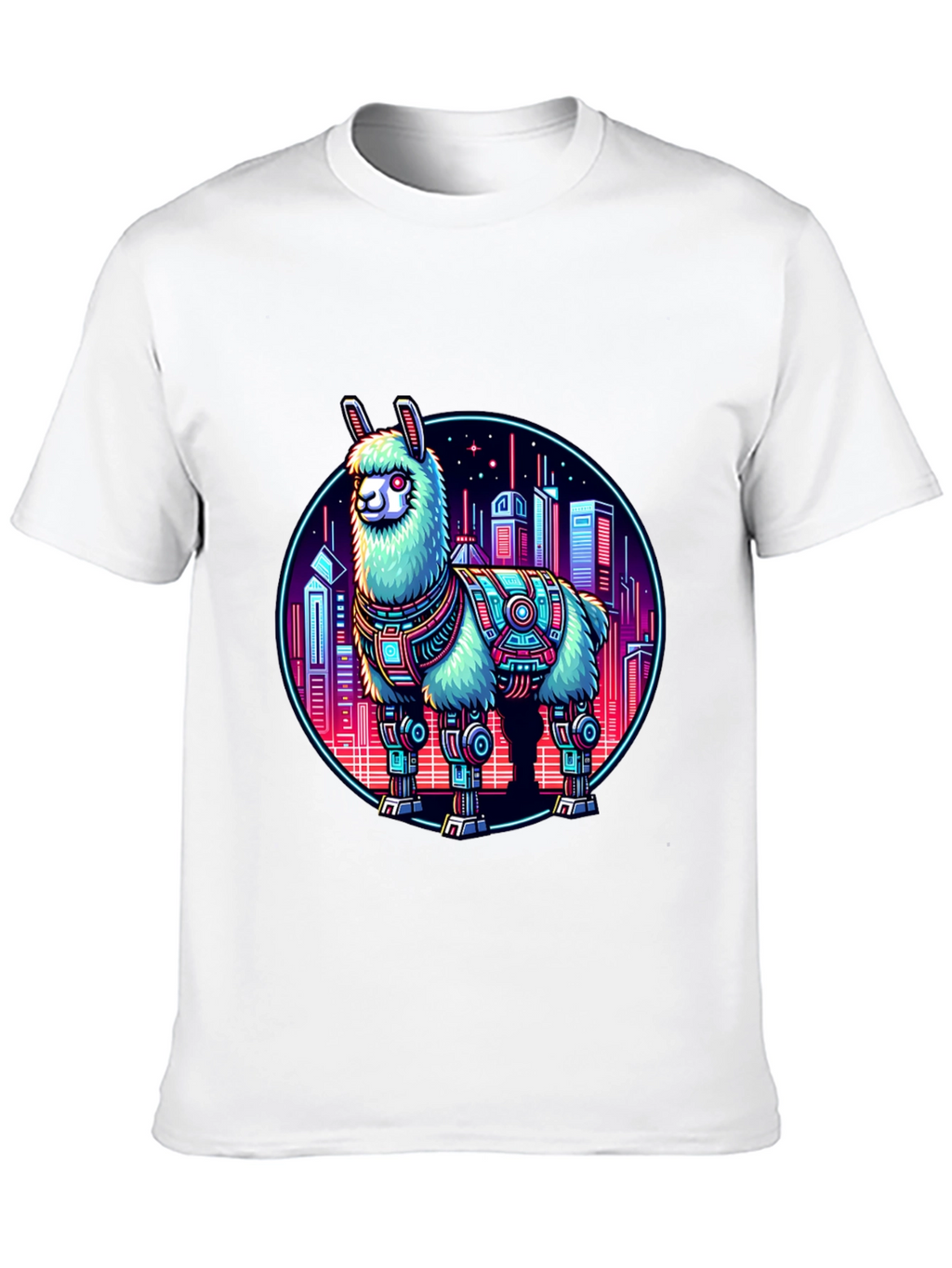 Cyberpunk Llama T-Shirt