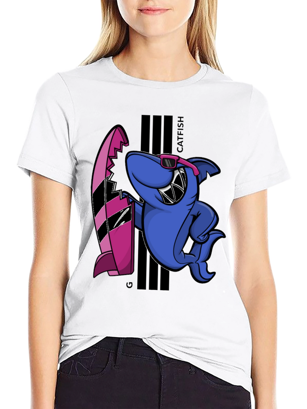 Cool Catfish Surf T-Shirt