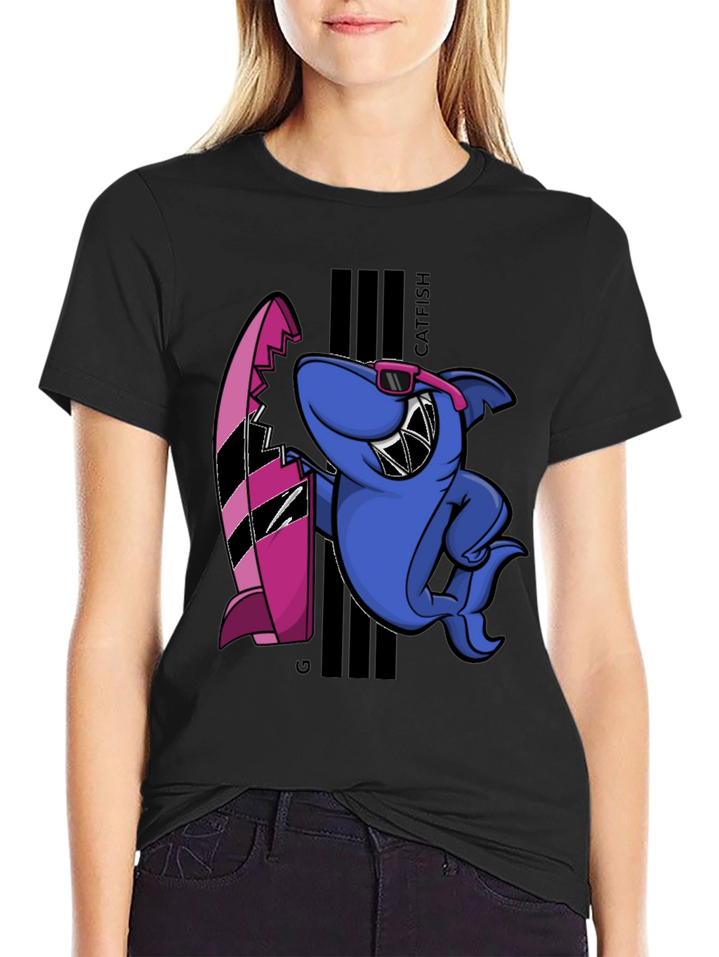 Cool Catfish Surf T-Shirt