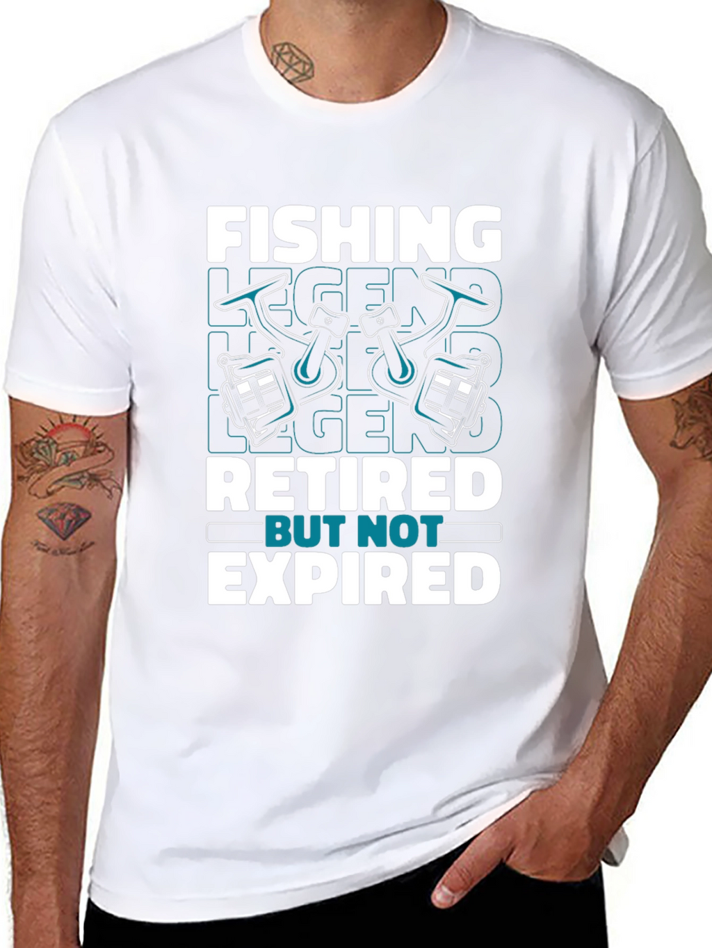 Fishing Legend Retired But Not Expired T-Shirt