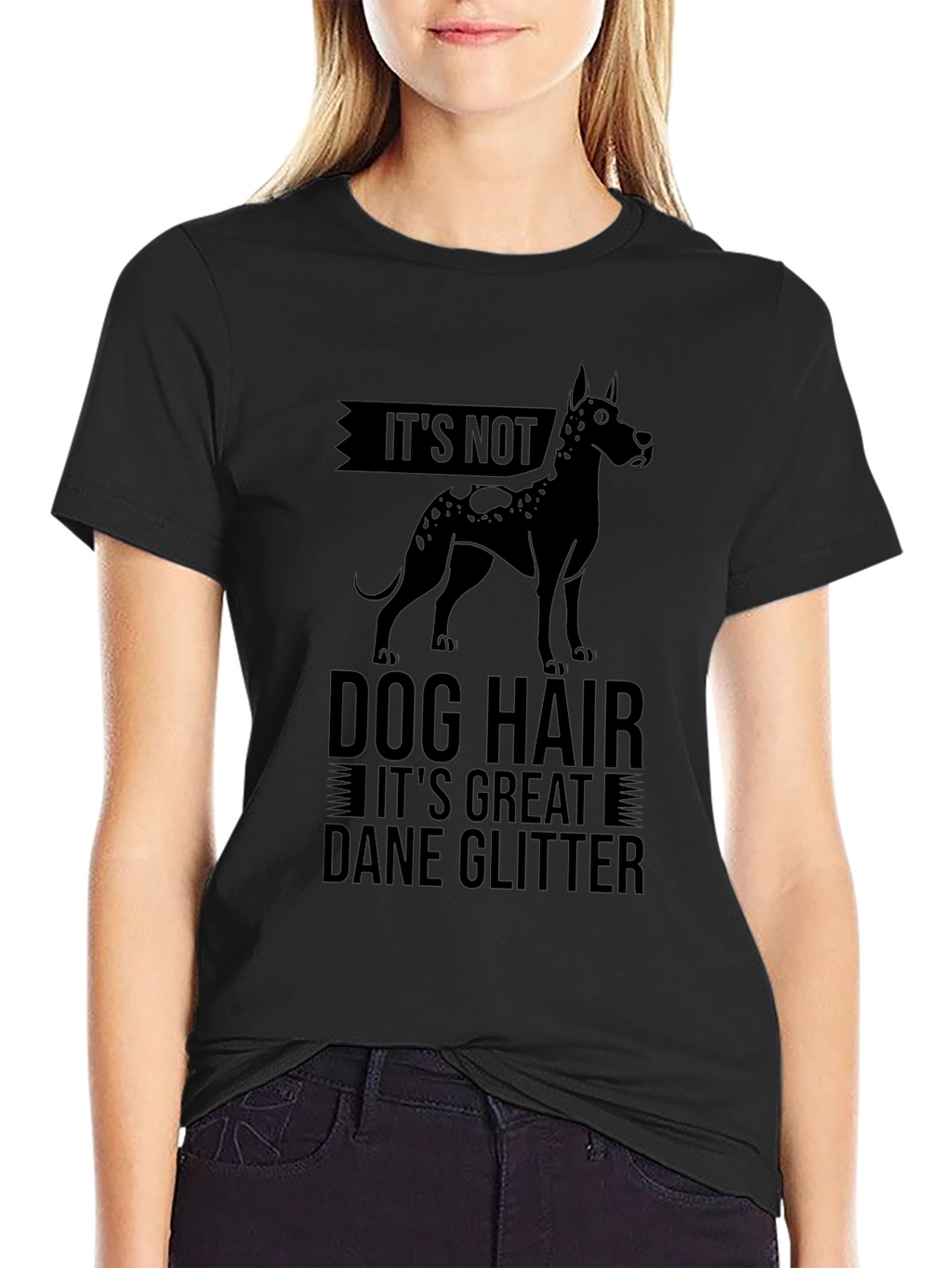 Great Dane Glitter T-Shirt