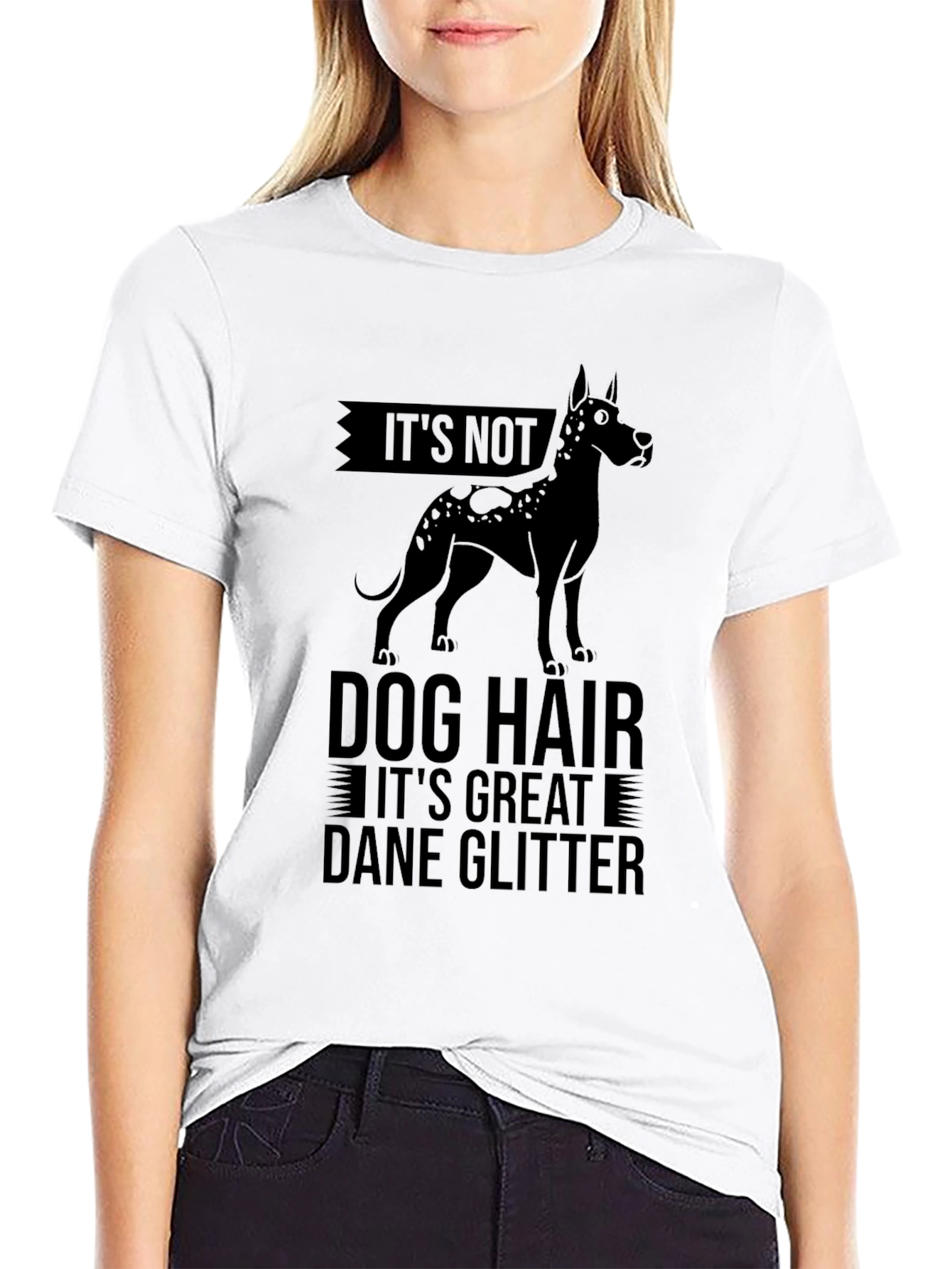 Great Dane Glitter T-Shirt