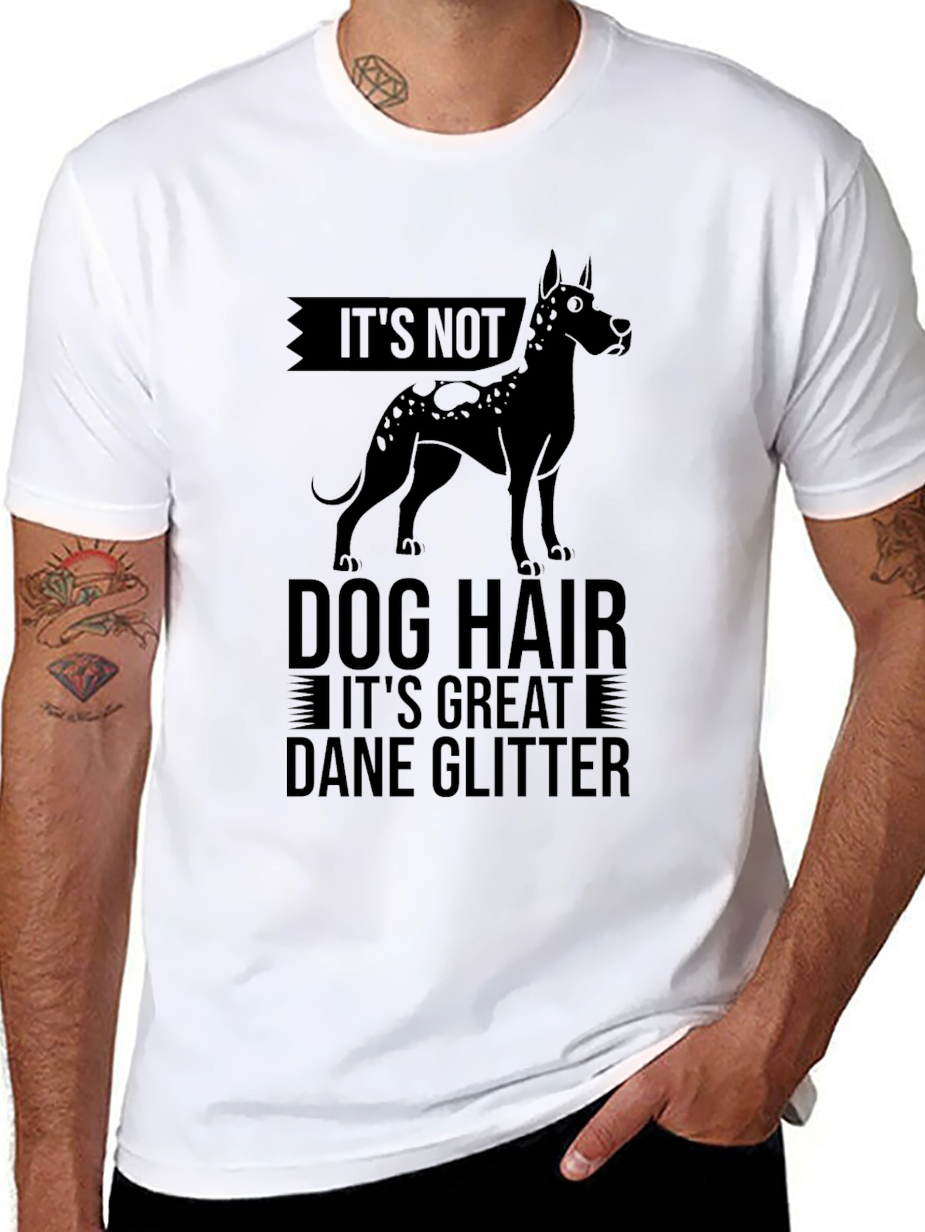 Great Dane Glitter T-Shirt