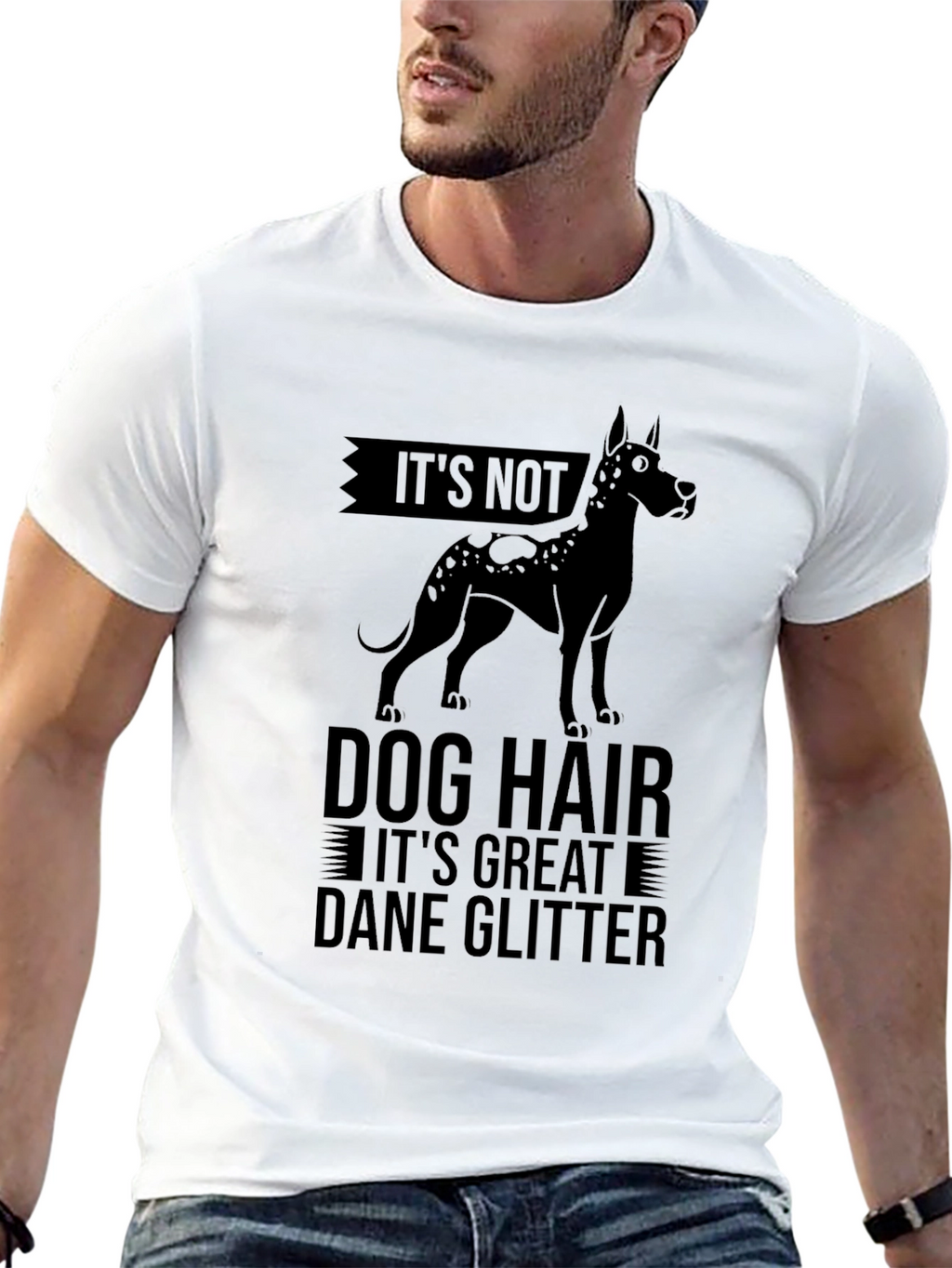 Great Dane Glitter T-Shirt