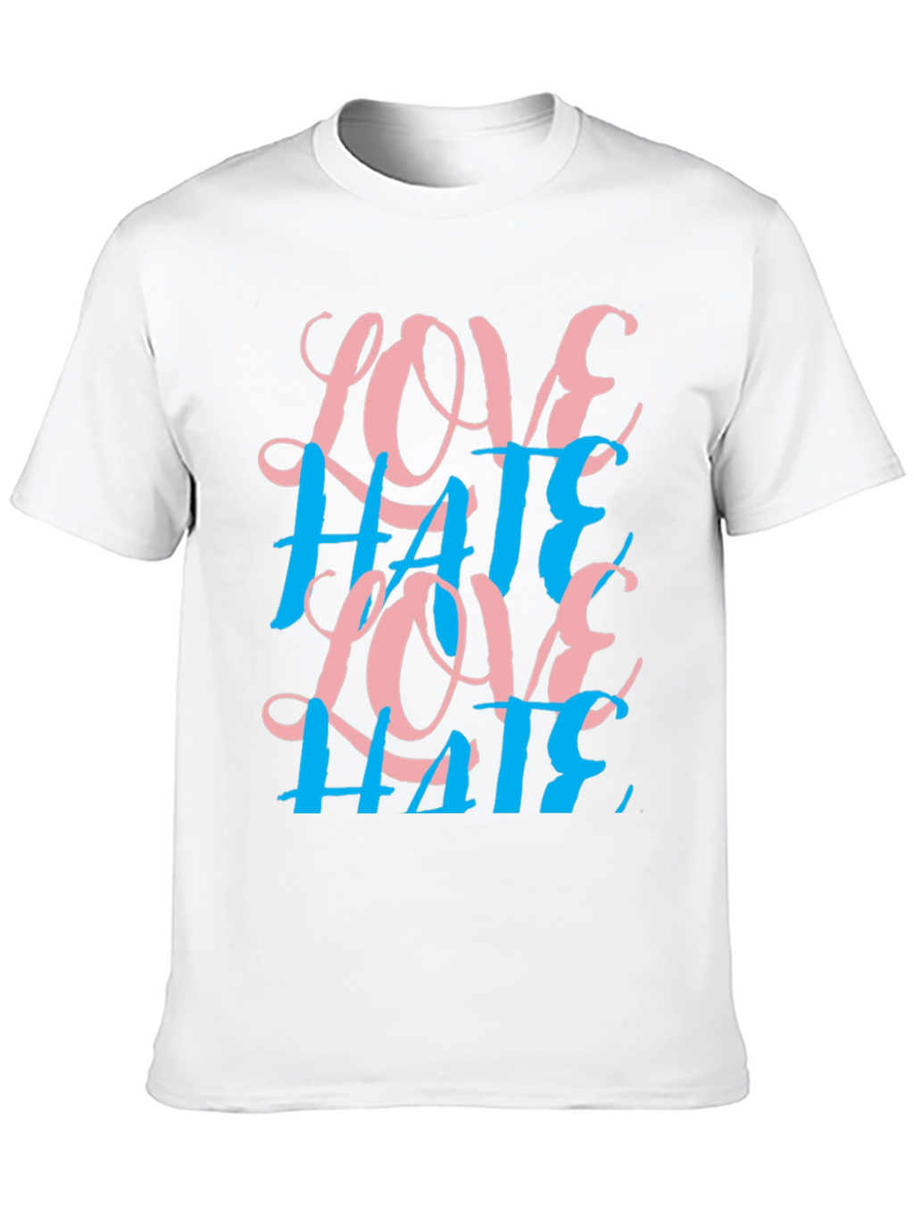 Love Hate Graphic Tee - Black