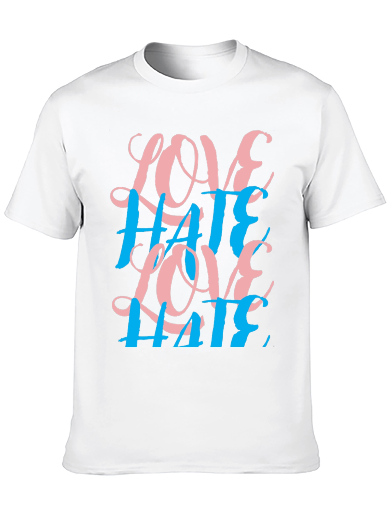 Love Hate Graphic Tee - Black