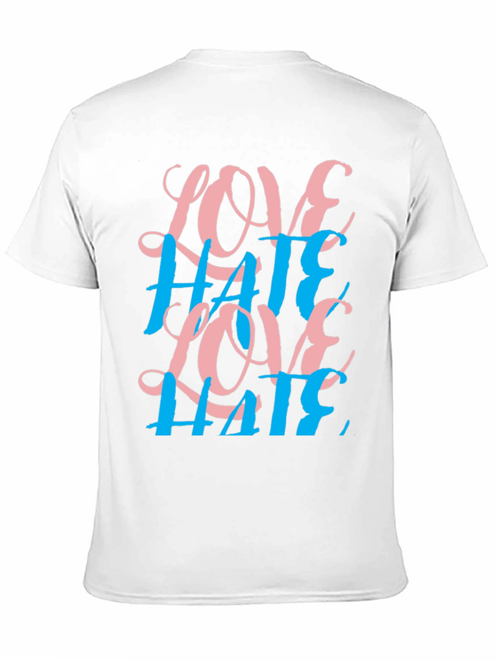 Love Hate Graphic Tee - Black
