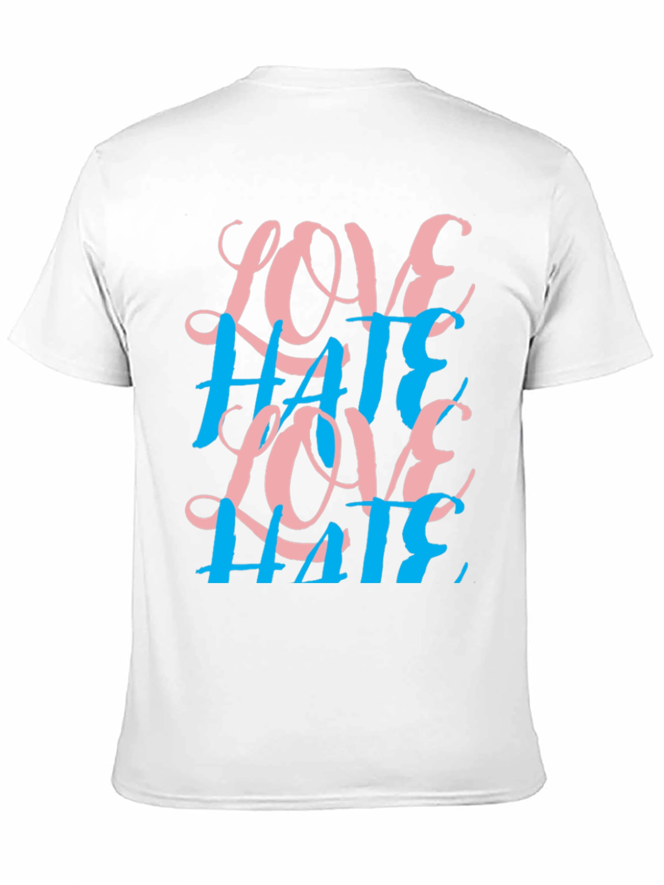 Love Hate Graphic Tee - Black
