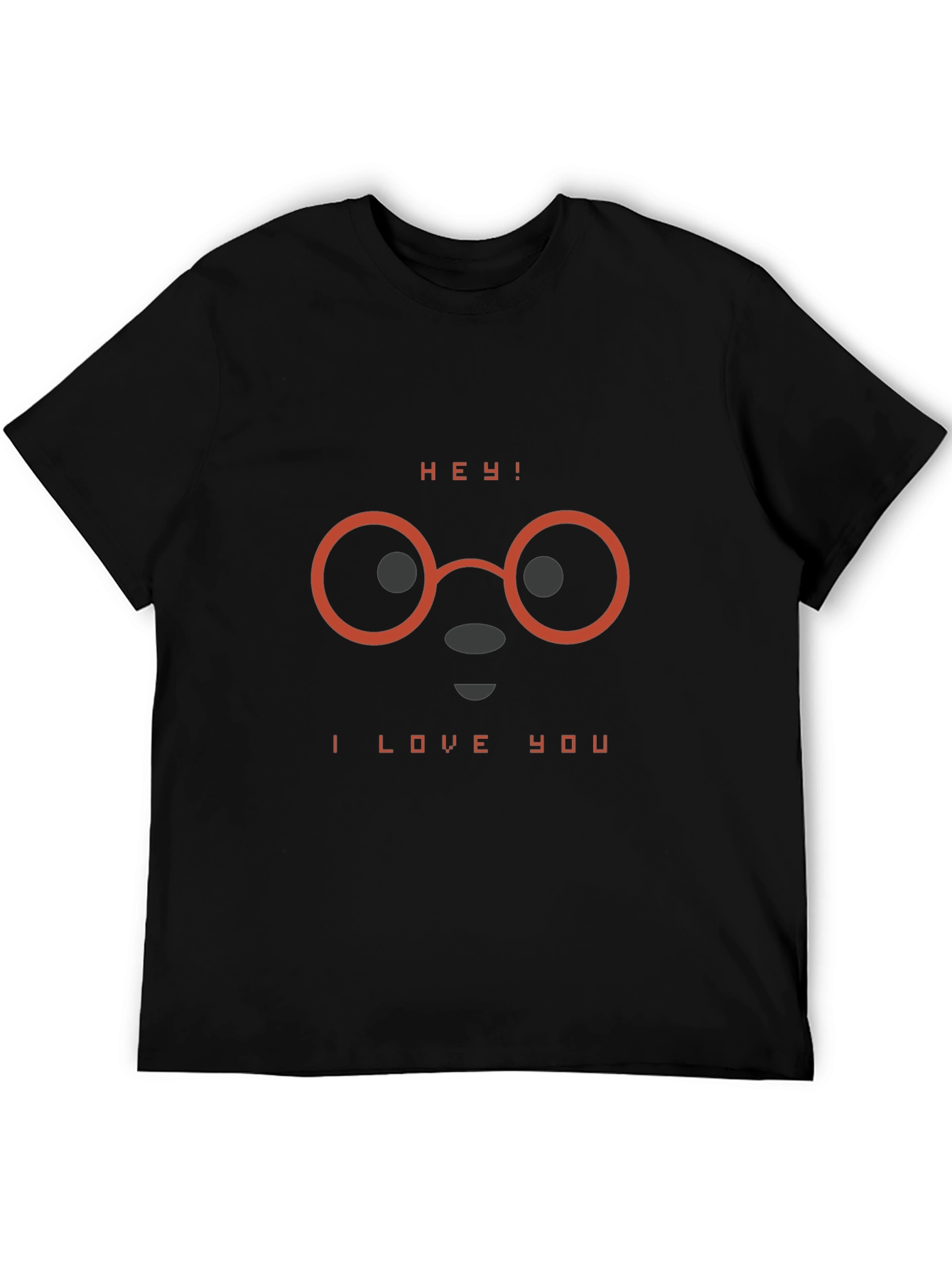 Hey! I Love You T-Shirt - Stylish Graphic Tee