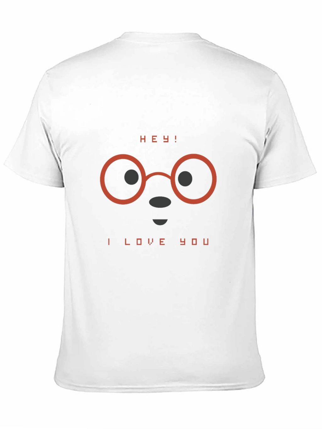 Hey! I Love You T-Shirt - Stylish Graphic Tee