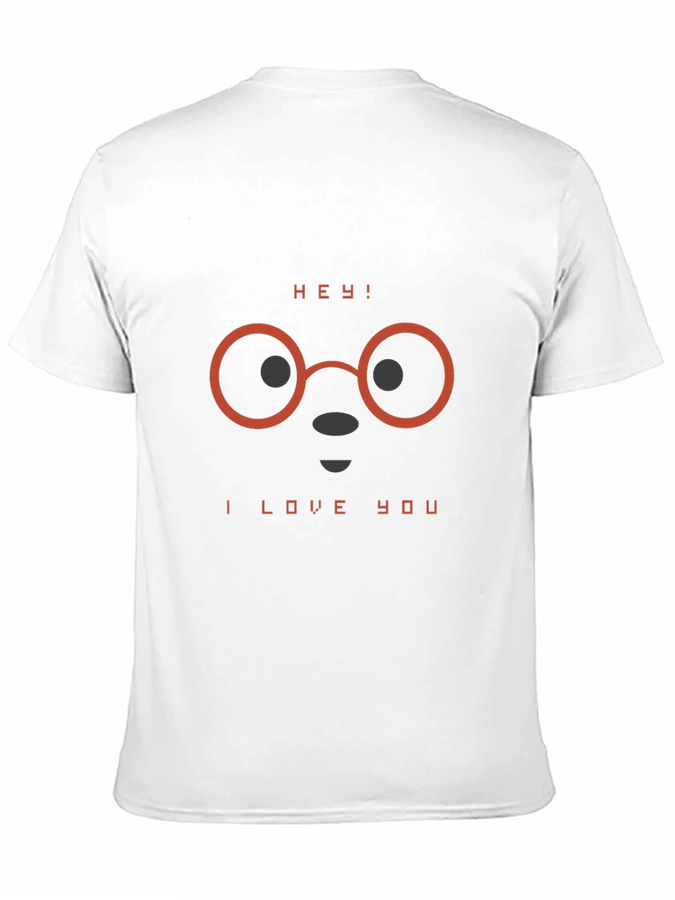 Hey! I Love You T-Shirt - Stylish Graphic Tee