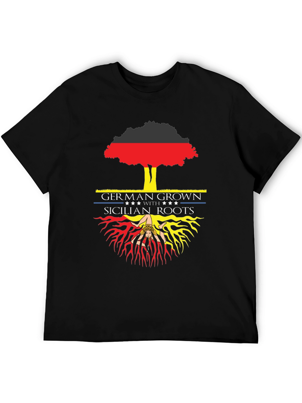 German Grown Sicilian Roots Graphic Tee