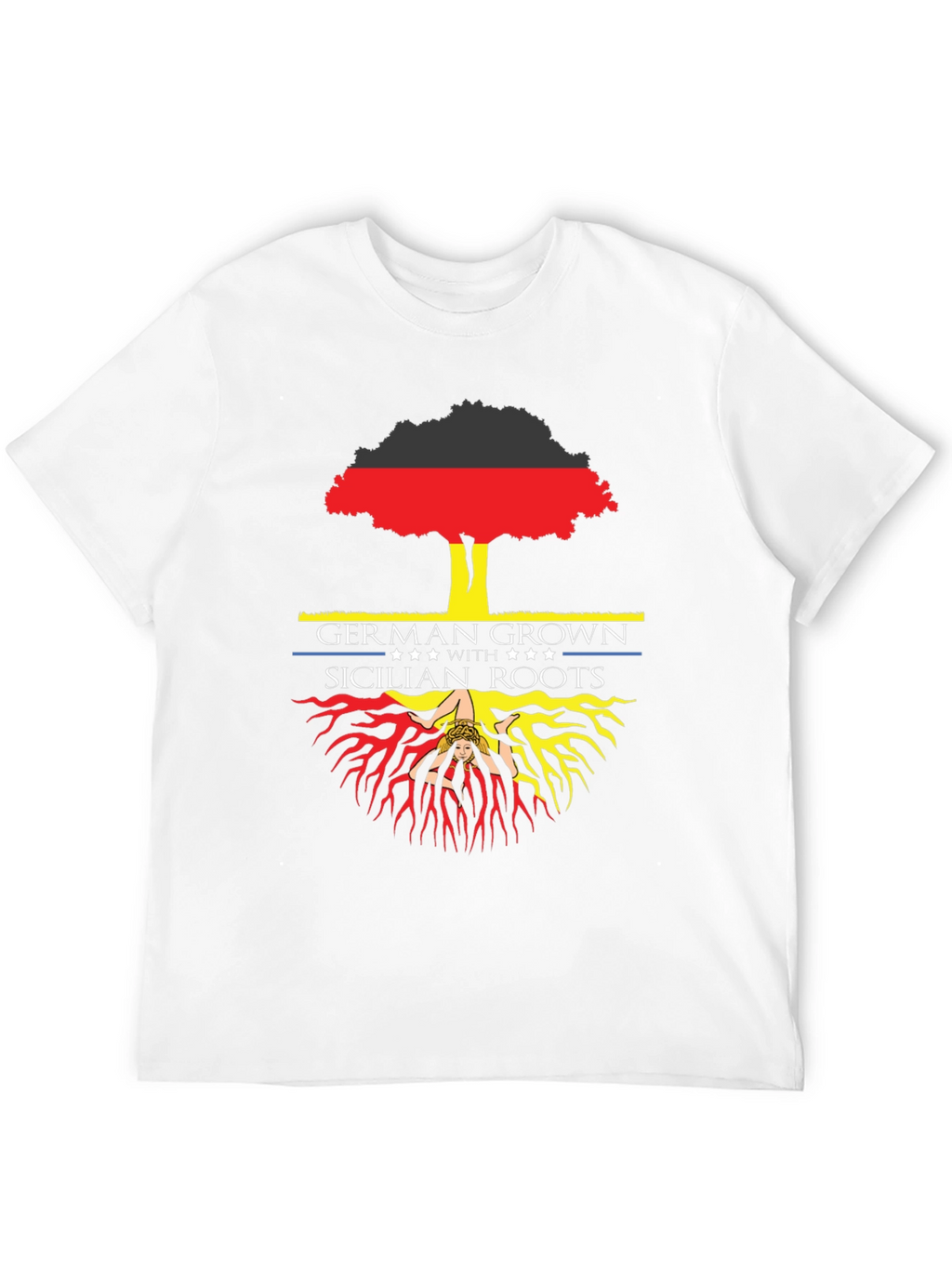German Grown Sicilian Roots Graphic Tee
