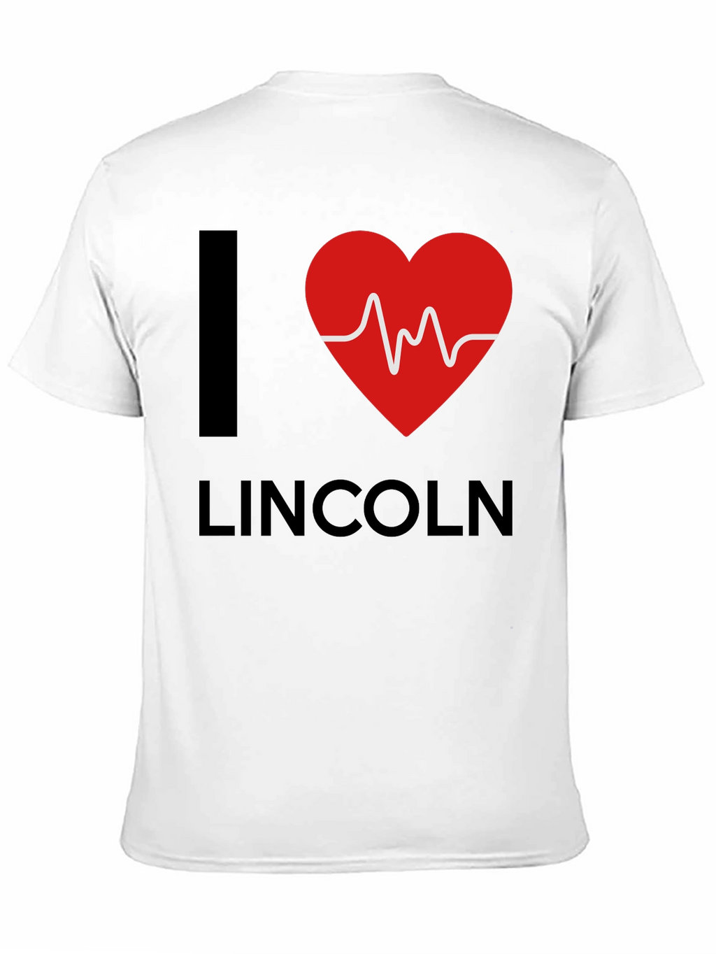 I Heart Lincoln Graphic Tee - Stylish Black T-Shirt
