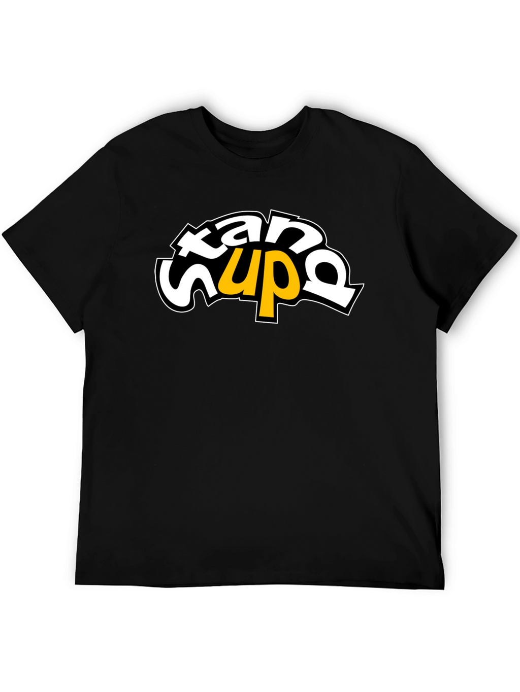 Stand Up Graphic Tee - Black