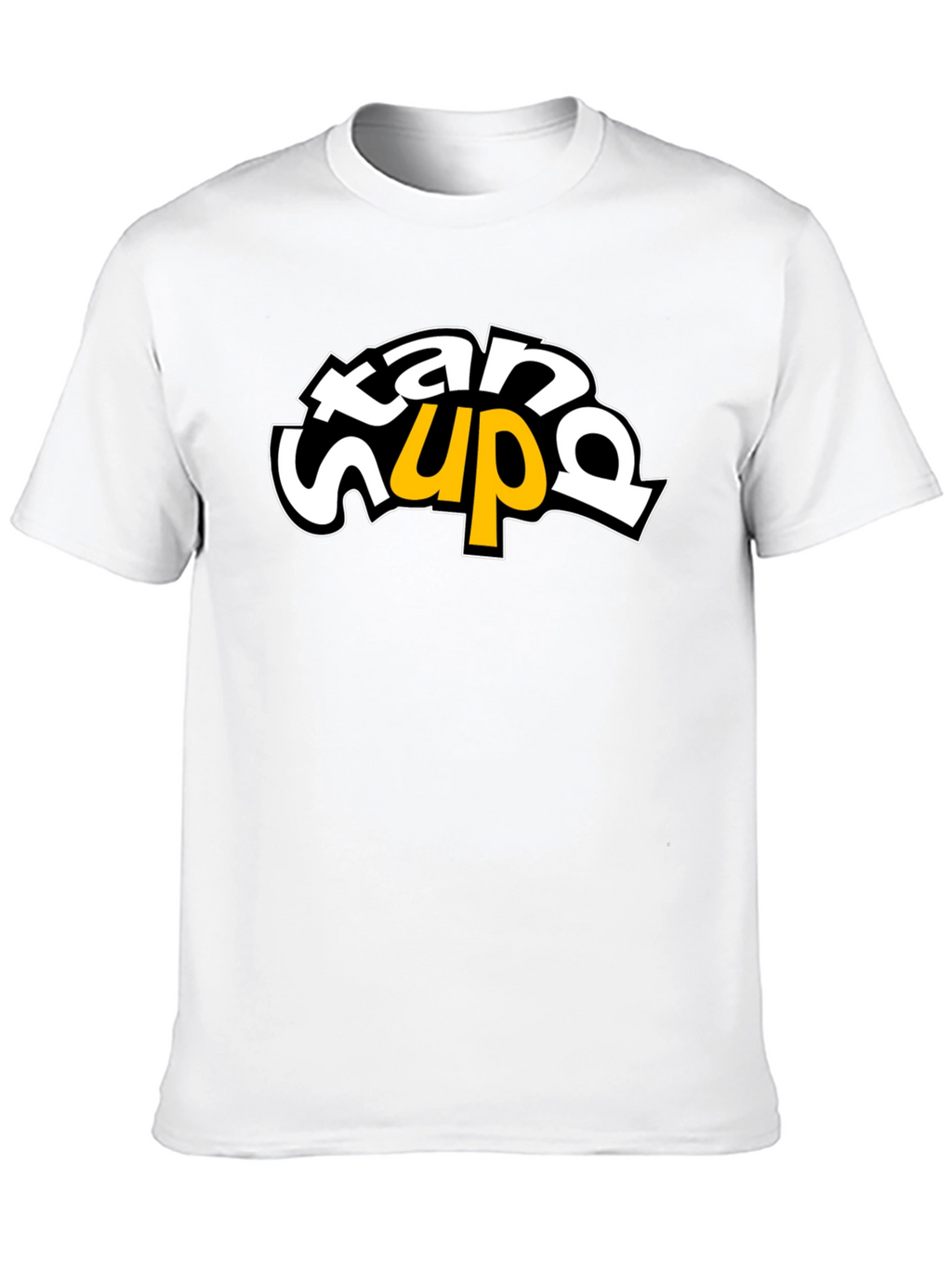Stand Up Graphic Tee - Black
