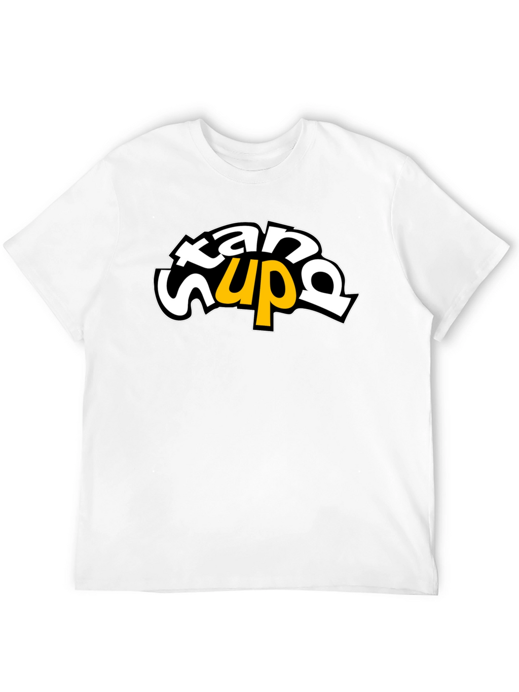 Stand Up Graphic Tee - Black