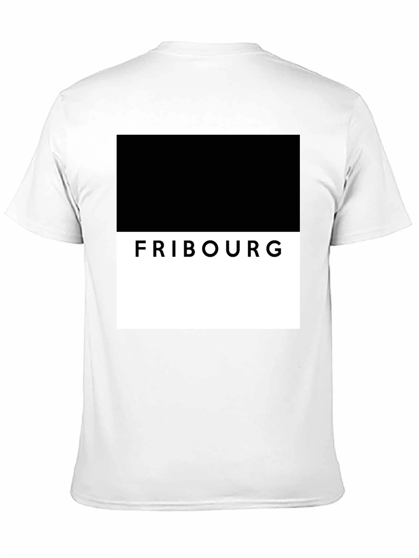 Fribourg Graphic Tee - Modern Block Design