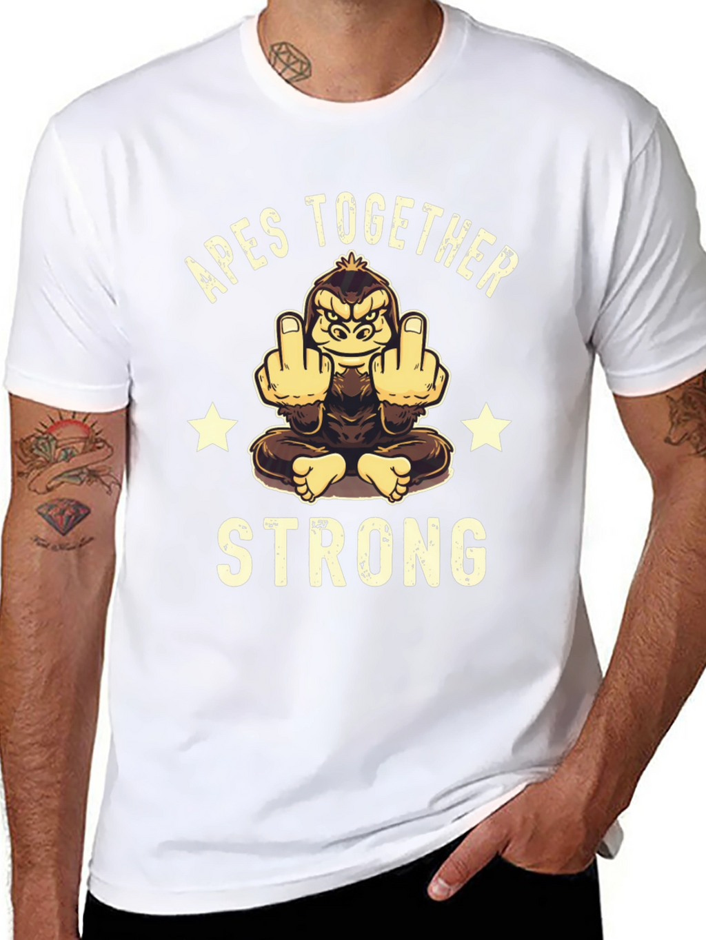 Apes Together Strong Graphic T-Shirt