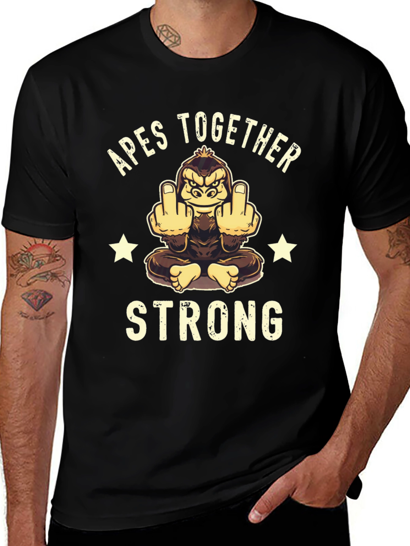 Apes Together Strong Graphic T-Shirt