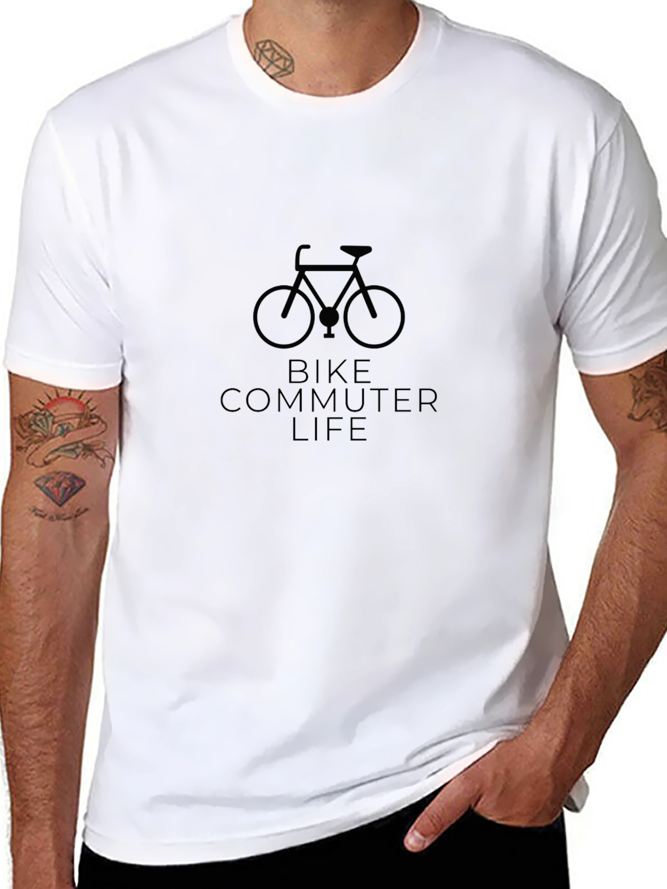 Bike Commuter Life Graphic T-Shirt
