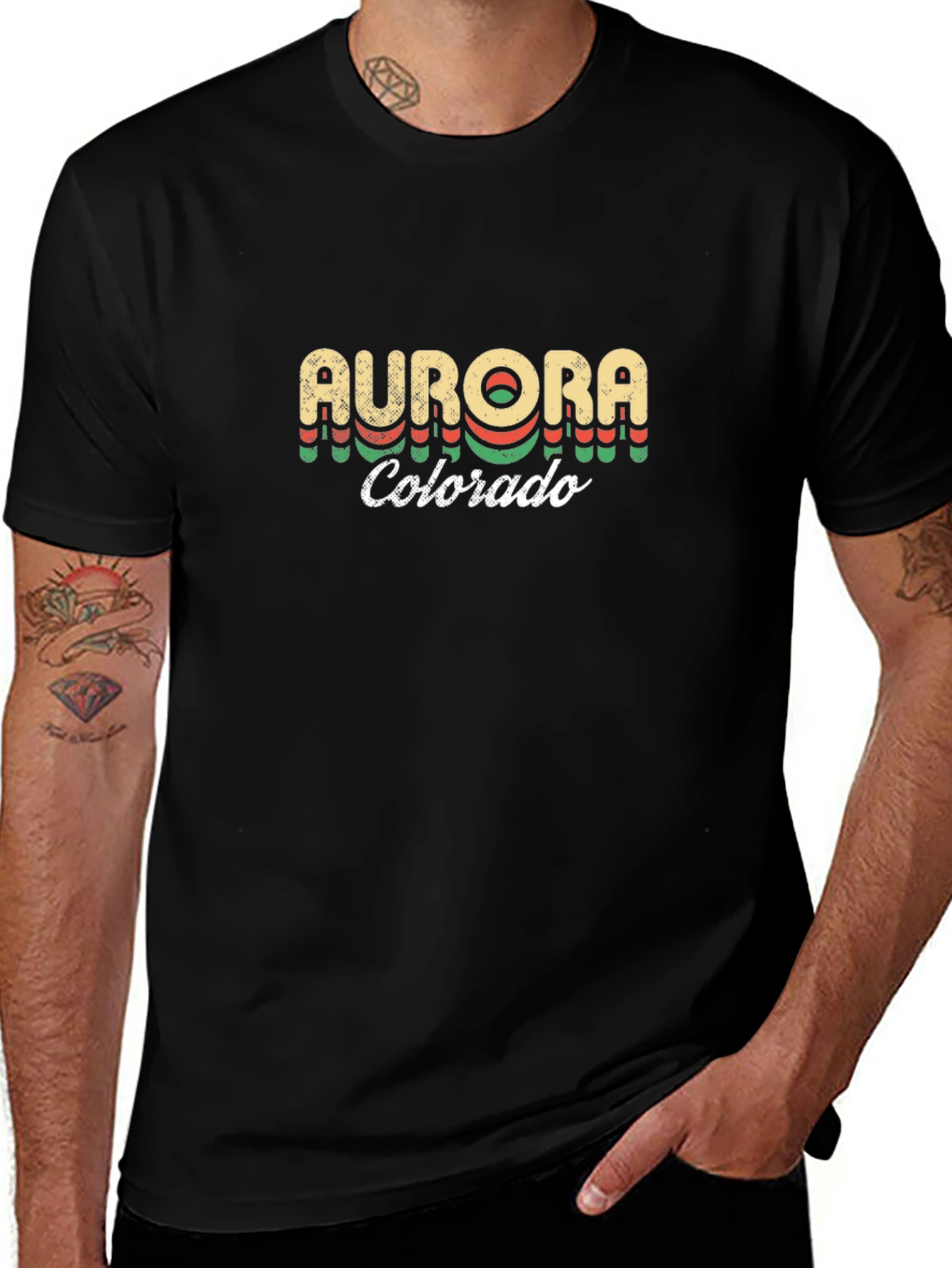 Aurora Colorado Retro Graphic T-Shirt