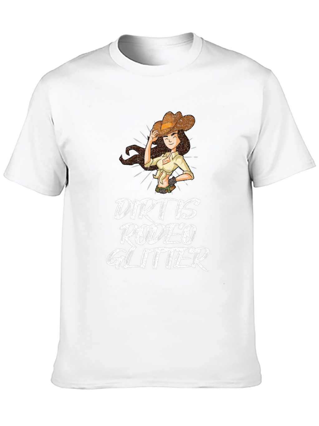 Dirt Is Rodeo Glitter T-Shirt