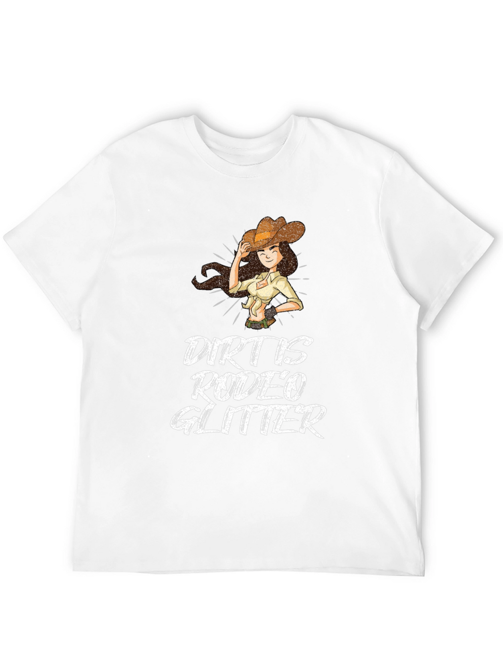 Dirt Is Rodeo Glitter T-Shirt