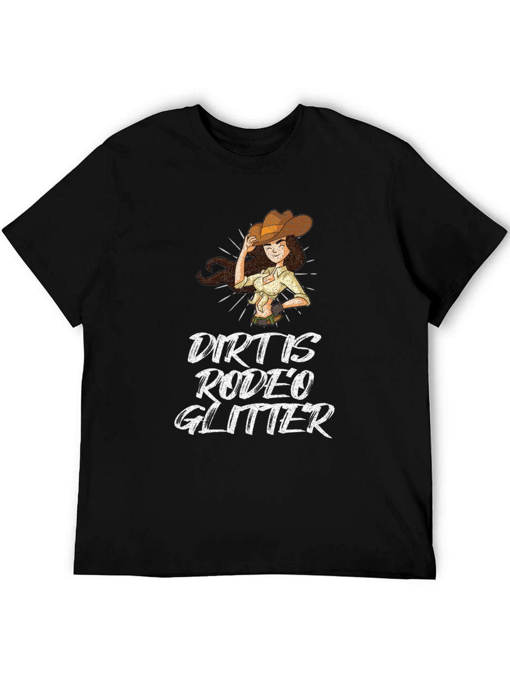 Dirt Is Rodeo Glitter T-Shirt