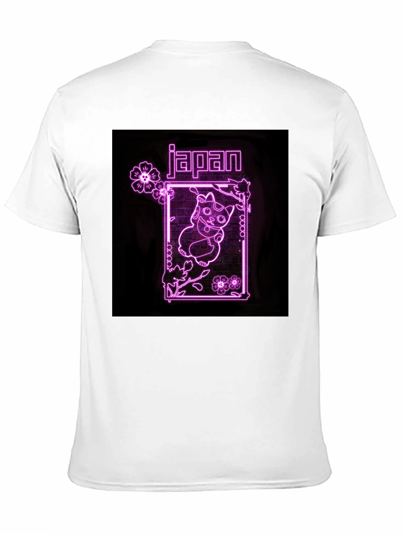 Neon Japan Lucky Cat T-Shirt