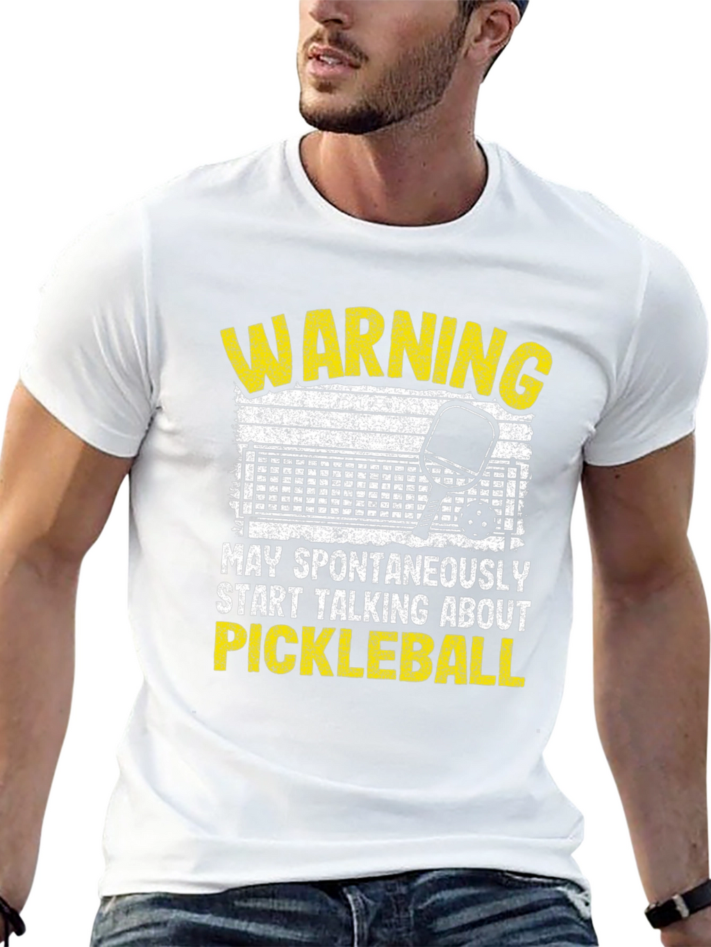 Pickleball Warning T-Shirt Funny Gift