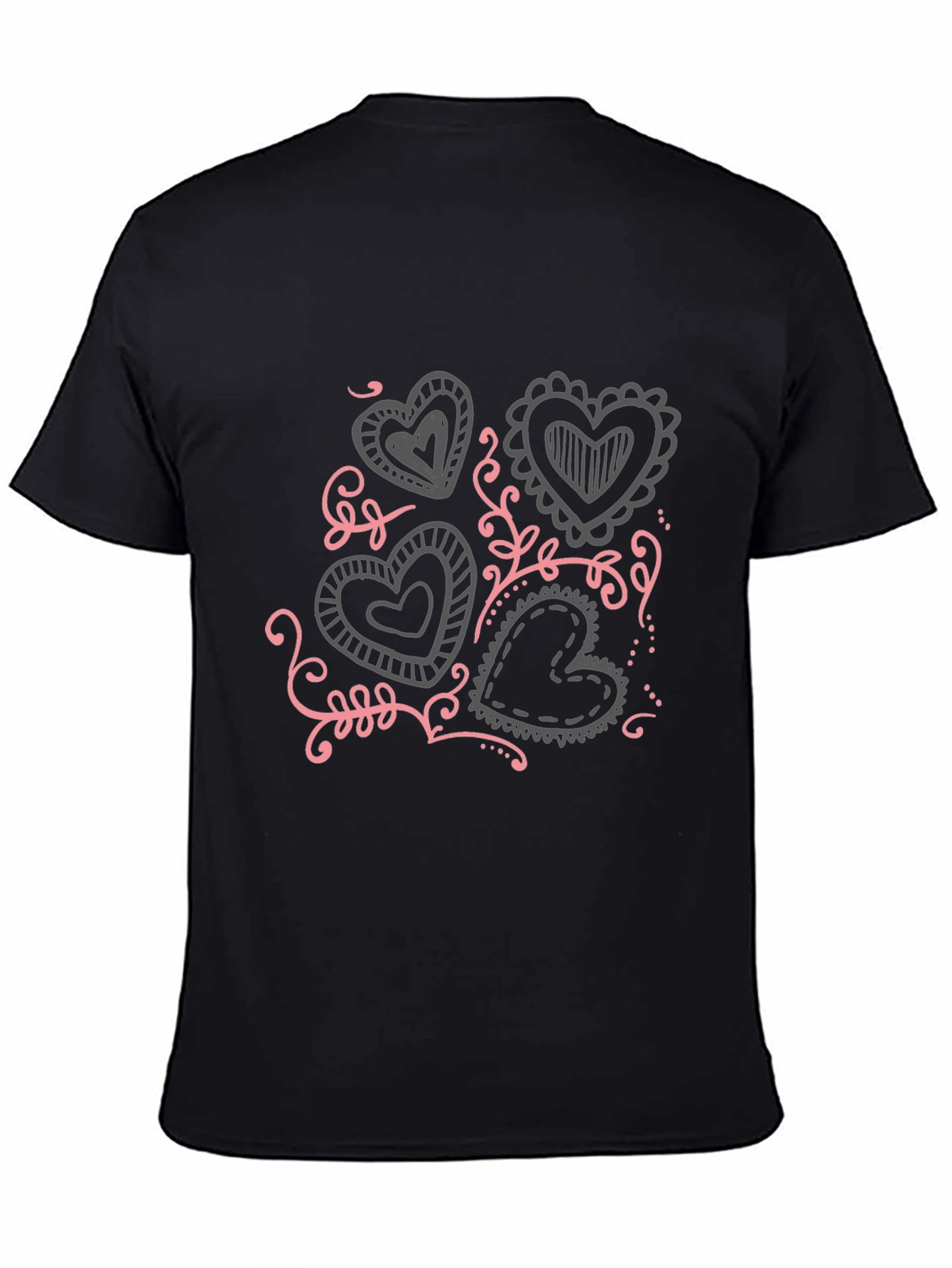 Heart Doodle Graphic T-Shirt