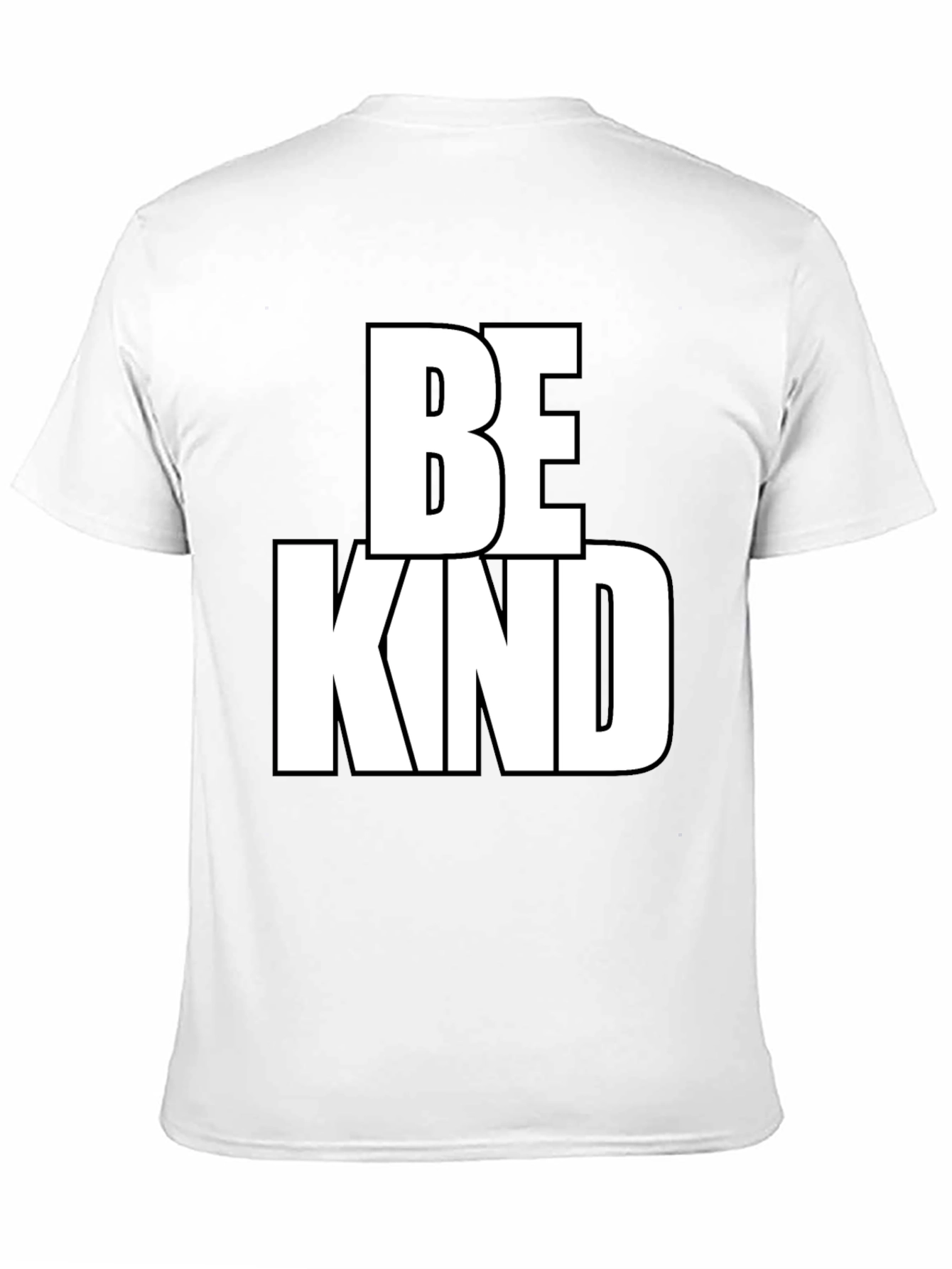 Be Kind Graphic Tee - Black Cotton Blend