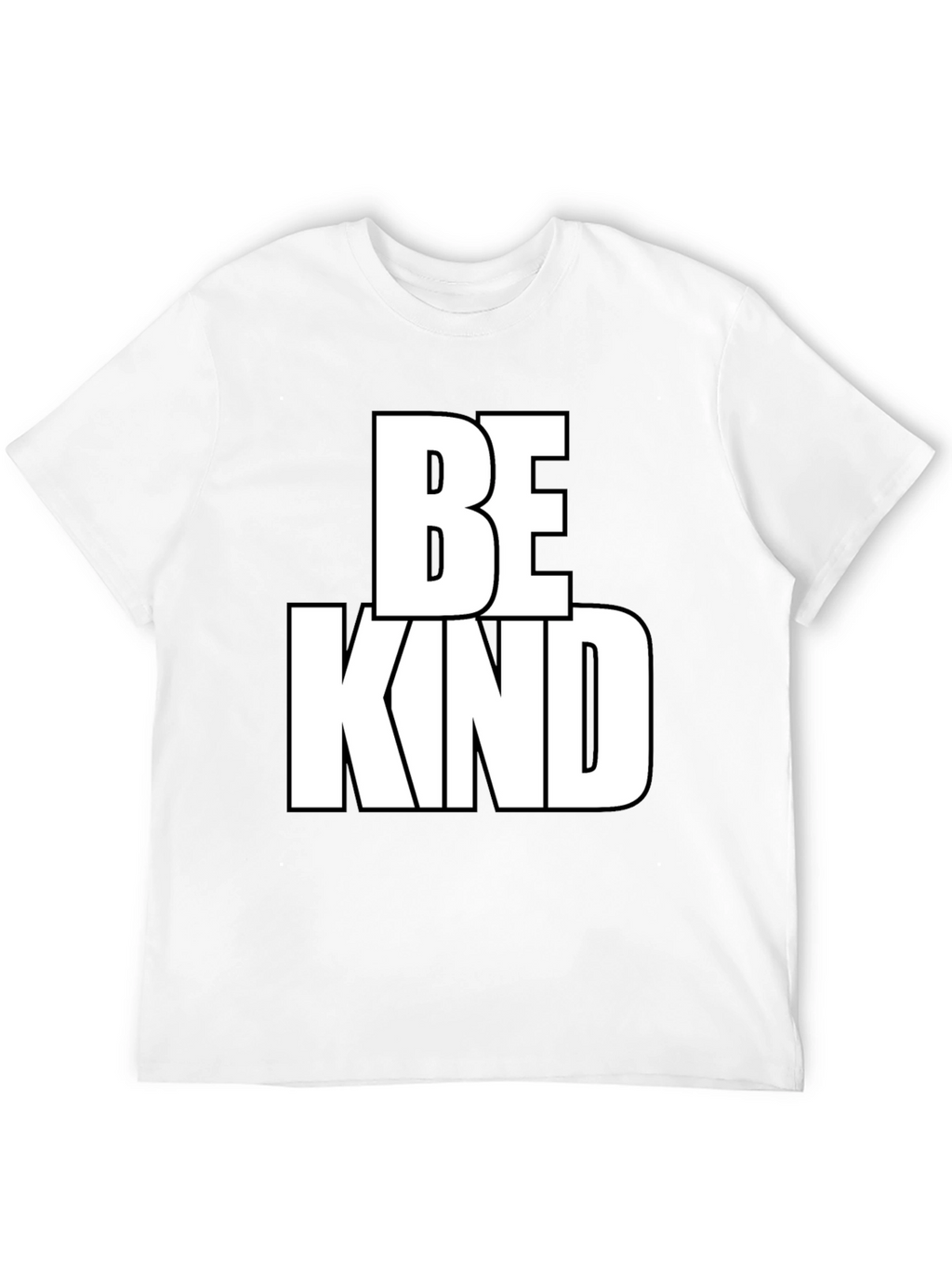 Be Kind Graphic Tee - Black Cotton Blend
