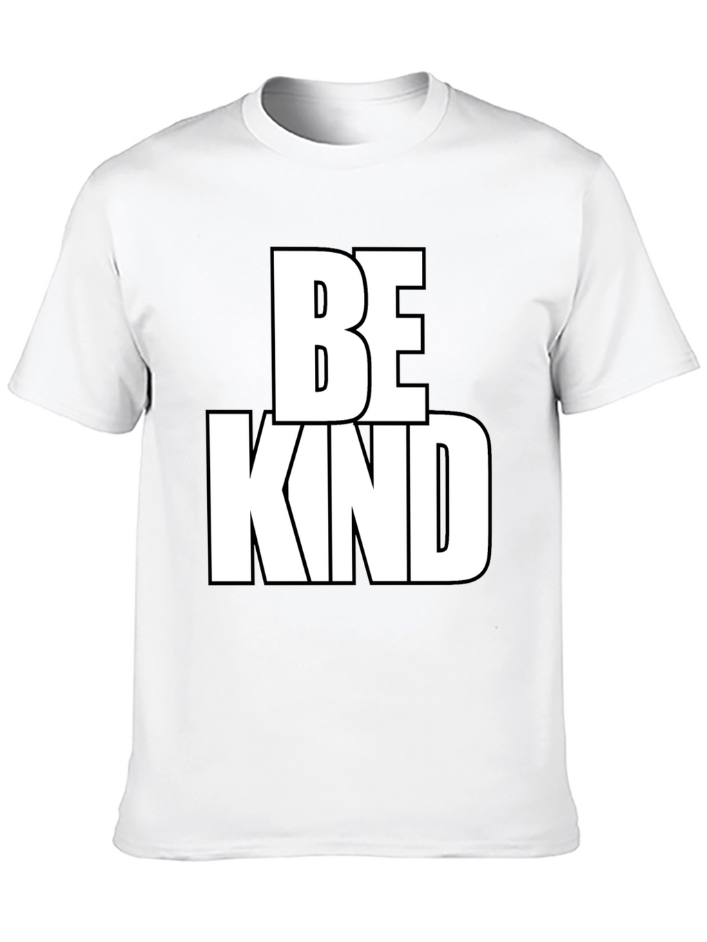 Be Kind Graphic Tee - Black Cotton Blend
